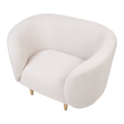 Beliani Living Room Set 3 Seater Loen Fabric Light Beige - thumbnail 8