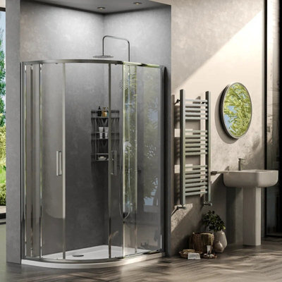 Bathroom City 1200 X 800 Reduced Height Offset Quadrant - image 1