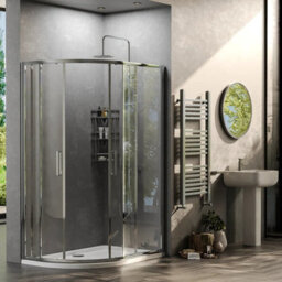 Bathroom City 1200 X 800 Reduced Height Offset Quadrant - thumbnail 1