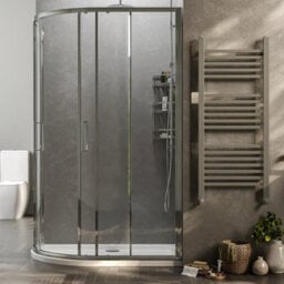 Bathroom City 1200 X 800 Reduced Height Offset Quadrant - thumbnail 2