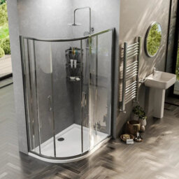 Bathroom City 1200 X 800 Reduced Height Offset Quadrant - thumbnail 3