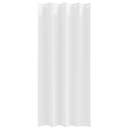 Berkfield Curtains With Curtains 2 Pcs Pure White 260 X 140 Cm Polyester - thumbnail 3