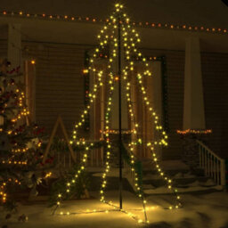 Walplus Christmas Cone Tree 240 Leds Indoor And Outdoor 118X180 Cm - thumbnail 3
