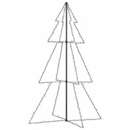 Walplus Christmas Cone Tree 240 Leds Indoor And Outdoor 118X180 Cm - thumbnail 5