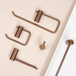 Toilet Paper Holder Rea 9711 Prism Brush Copper - thumbnail 5
