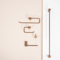 Toilet Paper Holder Rea 9711 Prism Brush Copper - thumbnail 2