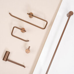 Toilet Paper Holder Rea 9711 Prism Brush Copper - thumbnail 3