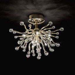 Luminosa Lighting Luminosa Tizio Ceiling 10 Light G4 French Gold/crystal, Not Led/cfl Compatible - thumbnail 2