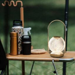 Wireless Table Lamp Rechargeable Portable Bedroom Bedside Touch Crystal Desk Lamp - thumbnail 5