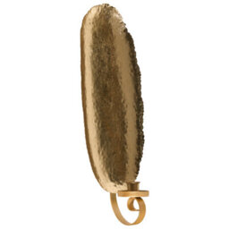 Beliani Set Of 2 Wall Candle Holders Feijo Metal 44 Cm Gold - thumbnail 6