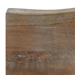 Wyld Haus Vouvant Live Edge Light Acacia Console Table With Black Metal Legs - thumbnail 4