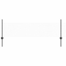 Berkfield Fence Posts 5 Pcs U-Channel Grey 60 Cm Steel - thumbnail 2