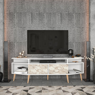 "Decorotika Denis Modern Tv Stand For Tv's Up To 71""" - image 1