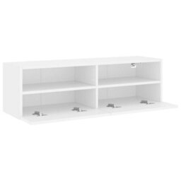 Berkfield Tv Wall Cabinet White 100X30X30 Cm Engineered Wood - thumbnail 6