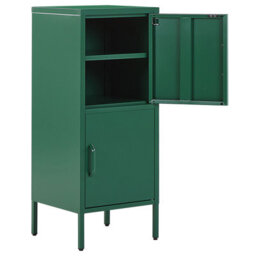 Beliani Storage Unit Huron Metal Green - thumbnail 6