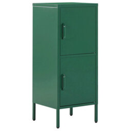 Beliani Storage Unit Huron Metal Green - thumbnail 1