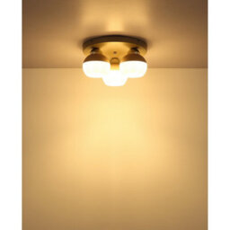 Luminosa Lighting Luminosa Ragusa Shade Cluster Ceiling Light Matt Sand 3X E27 - thumbnail 3