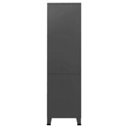 Berkfield Industrial Wardrobe Anthracite 90X50X180 Cm Metal - thumbnail 5