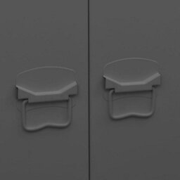 Berkfield Industrial Wardrobe Anthracite 90X50X180 Cm Metal - thumbnail 9