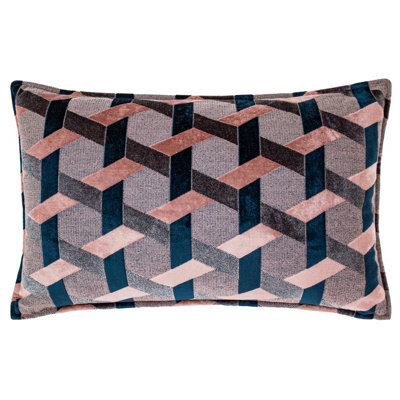 Paoletti Delano Velvet Jacquard Cushion Cover - image 1