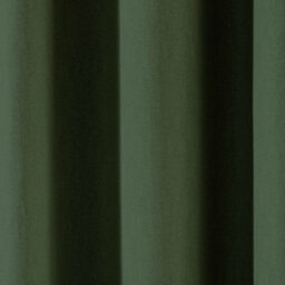 Fusion Sorbonne 100% Cotton Light Filtering Plain Dyed Bottle Green Eyelet Curtains - thumbnail 3