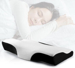 Perfect Orthopedic Pillow Memory Foam Pillow Contoured Cervical Neck Support Pillow For Side Sleeper Anti Snore & Neck Pain Relief - thumbnail 1