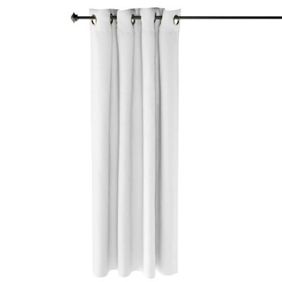 Walplus Furinno Collins Blackout Curtain 52X63 In. 1 Panel, White - image 1