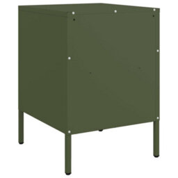 Berkfield Bedside Cabinets 2 Pcs Olive Green 36X39X50.5 Cm Steel - thumbnail 8