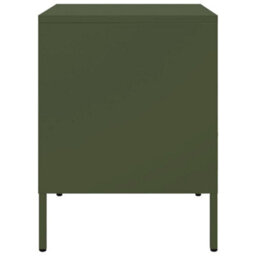 Berkfield Bedside Cabinets 2 Pcs Olive Green 36X39X50.5 Cm Steel - thumbnail 7