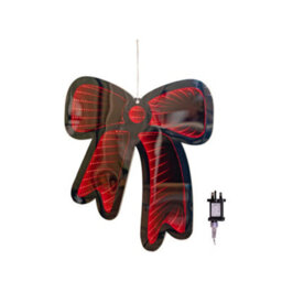 Samuel Alexander 32Cm Light Up Hanging Bow Infinity Christmas Decoration With Red Leds - thumbnail 7