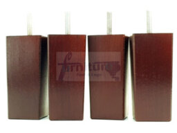 L&F 4X Replacement Furniture Legs Solid Wood 110mm High Sofas Chairs Settee Cabinets Legs M10 Tsp2055 - thumbnail 4