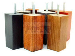 L&F 4X Replacement Furniture Legs Solid Wood 110mm High Sofas Chairs Settee Cabinets Legs M10 Tsp2055 - thumbnail 9