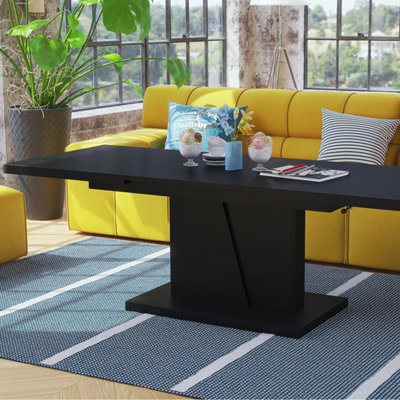 Heze Furniture Gala 2 In 1 Extending Coffee / Dining Table - Black - image 1