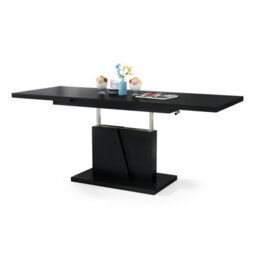 Heze Furniture Gala 2 In 1 Extending Coffee / Dining Table - Black - thumbnail 7