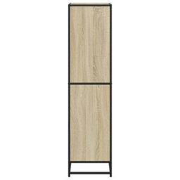 Berkfield Bookcase Sonoma Oak 60X35X139 Cm Engineered Wood - thumbnail 5