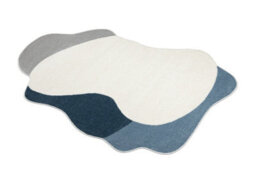RugsX Carpet Fusion 5710 White Navy Shape - Abstraction, Modern, Abstract, Irregular 160X220 Cm - thumbnail 2