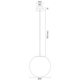 Luminosa Lighting Luminosa Almiros 30Cm Globe Pendant Ceiling Light White-Brown (Marble Colour), Brushed Brass, Gold Wire - thumbnail 6