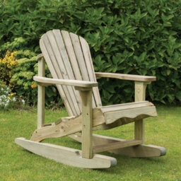 Lily Relax Rocking Chair Garden Lounger Arm Chair By Zest Outdoor Living - thumbnail 3