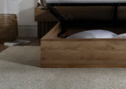 Oak Finish Ottoman Hotel Bed Frame - King Size - thumbnail 3