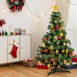 Replacet Christmas Tree Stand For Artificial Trees, Mini Artificial Christmas Her Rotating Stand Plastic Fake Xmas Base For - thumbnail 2