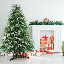 Replacet Christmas Tree Stand For Artificial Trees, Mini Artificial Christmas Her Rotating Stand Plastic Fake Xmas Base For - thumbnail 4