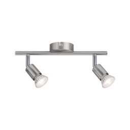 Paulmann 66744 Carolina Spotlight Spot Without Lamp Ceiling Lamp Max. 2X10 Watts Nickel Matt Metal Gu10 - thumbnail 3