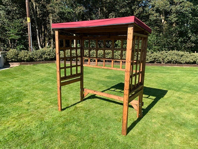 Charles Taylor Trading Regular Universal Shelter - Redwood - L92 X W172 X H194 - Burgundy - image 1