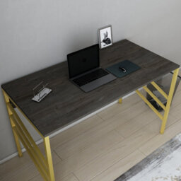 Decorotika Josephine Study Desk Writing Desk Gold Wenge - thumbnail 3