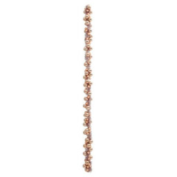 Vidaxl Christmas Ball Garland Rose Gold 186 Cm Polystyrene - thumbnail 4