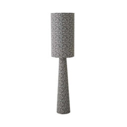 Valuelights Bertie Leopard Print Full Fabric Midi Floor Lamp And Led Bulb - thumbnail 7