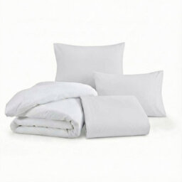 Ameha Duvet 13.5 Tog With White Duvet Cover & Matching Pillowcases, Breathable, Bedding Set, Single 135X200Cm - thumbnail 1