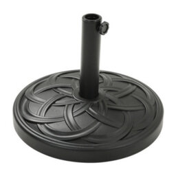 Thehotsale 20Kg Concrete Parasol Base Heavy-Duty Round Umbrella Stand With Beautiful Decorative Pattern For Patio Garden - thumbnail 4