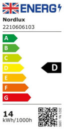 Nordlux Oja Plastic Ceiling Light 25,000 Hrs Black,mains Led - thumbnail 5