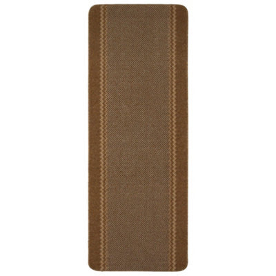 The Rugs Washable Designer Rugs & Mats Lined Bordered Design In Brown   116Br - image 1